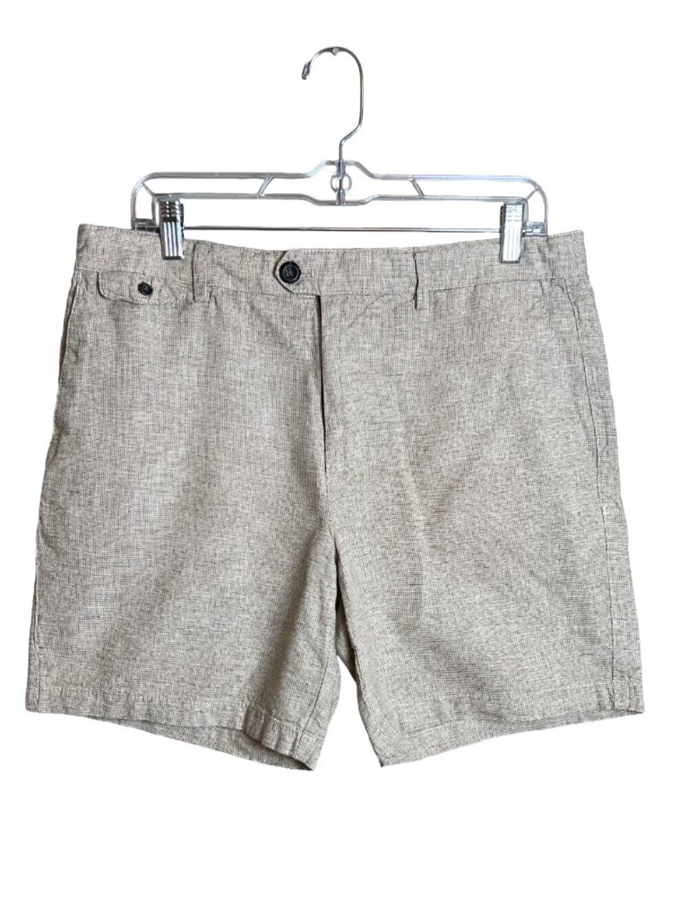 Banana Republic Linen Blend Shorts Tan Size 34 Minimalist